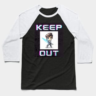 Keep Out Gamer Baseball T-Shirt